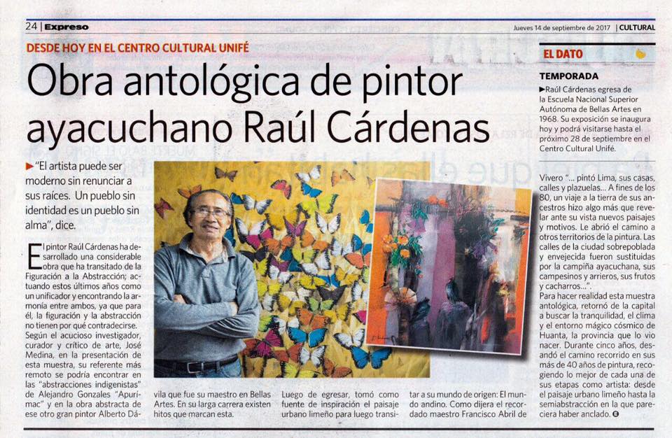 Obra Antologica de Pintor Ayacuchano